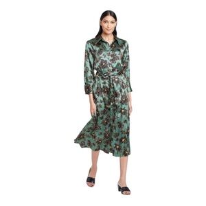 Who What Wear Floral Midi Dress